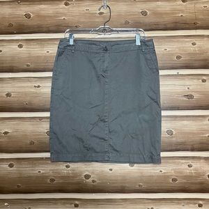 MNG BASICS women pencil midi‎ skirt size 8